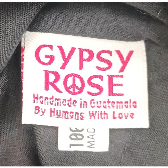 Gypsy Rose Boho Newsboy Cap Mixed Floral Print Patchwork 8 Piece O/S - Picture 10 of 12